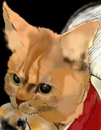 貴方のペット又は好きな動物の絵を描きます 動物、ペットが大好きな方、思い出を貴方にお届けします。 イメージ2