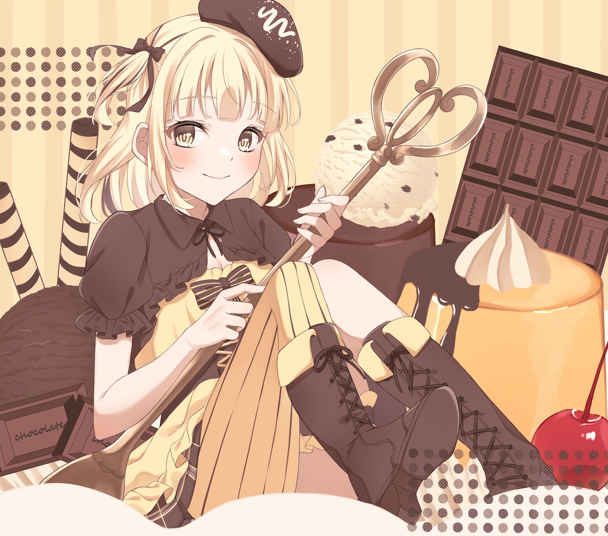 可愛らしい1枚絵製作します 配信用、SNS、記念日などに！ イメージ8