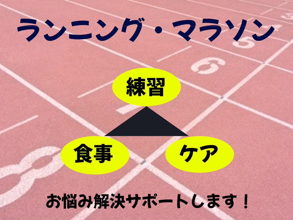 ランニング・マラソンに関するご相談なんでも承ります 練習、食事、身体のケア、レース前のこと、アドバイスします！ イメージ1