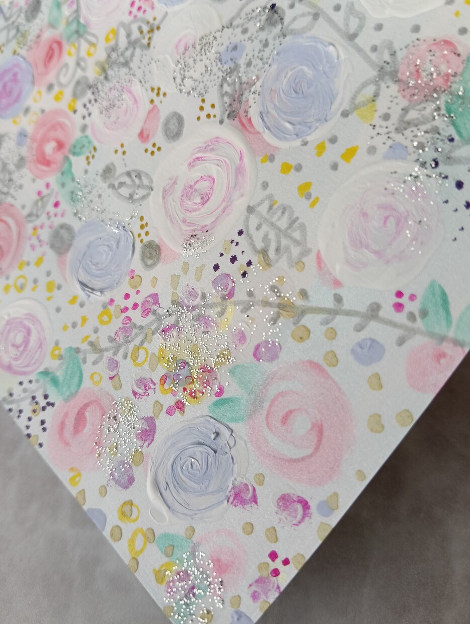 世界に一つ♡スクレツィアート画®を描きます 素粒子と波動を色彩で表現する幻想アート イメージ7