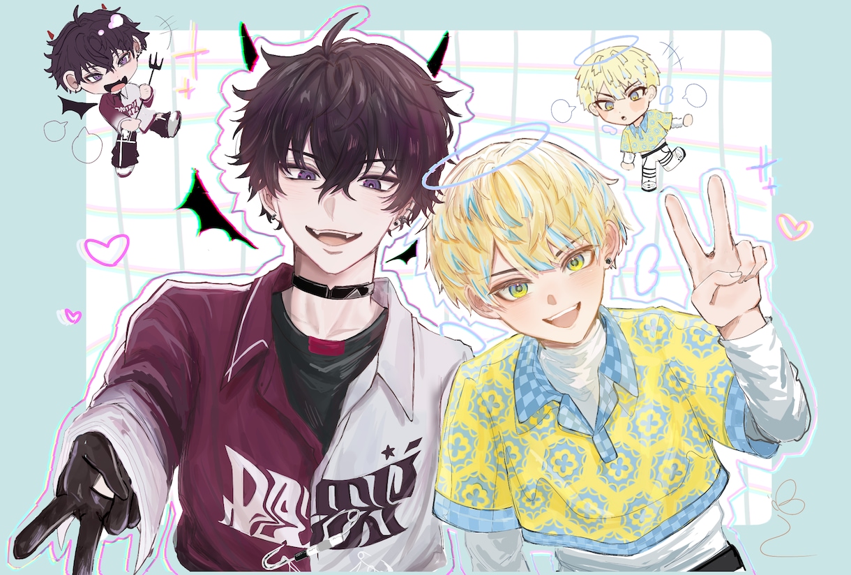 商業利用◎歌ってみた・MVイラスト作成します VTuberとして活動中の方必見！！ イメージ2