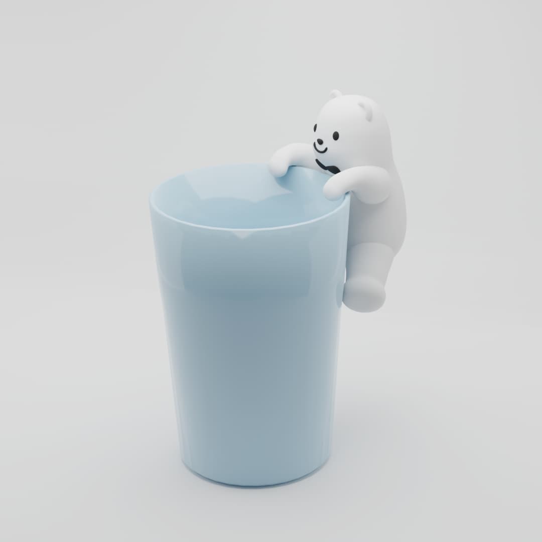 3Dプリントなどの用途の3Dモデリングをいたします かわいいキャラクターやロゴ・ネームプレートなど制作できます イメージ3