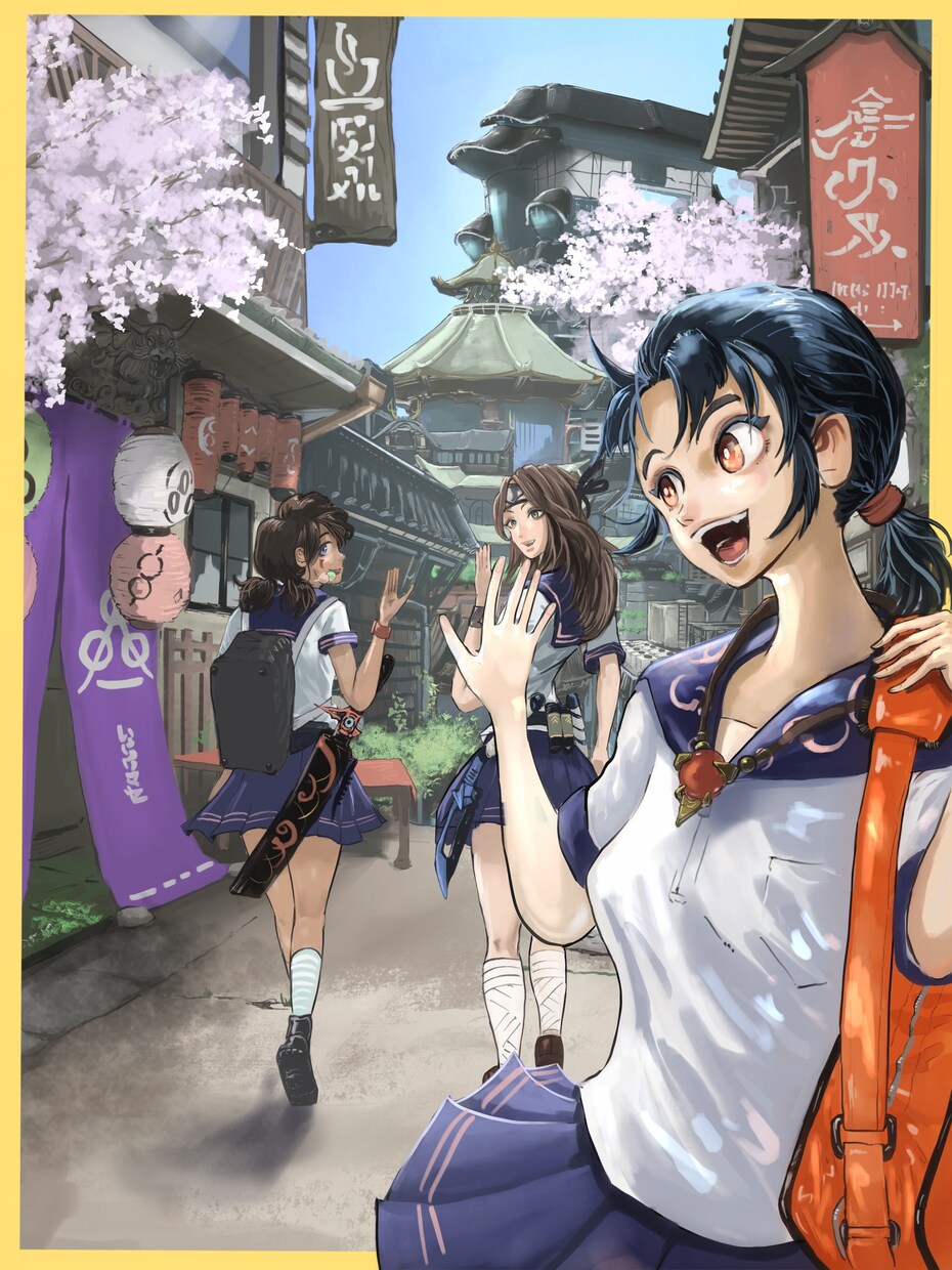 A4一枚のオリジナルの世界観を提供します なんでもやる！！なんでも描く！！ イメージ3