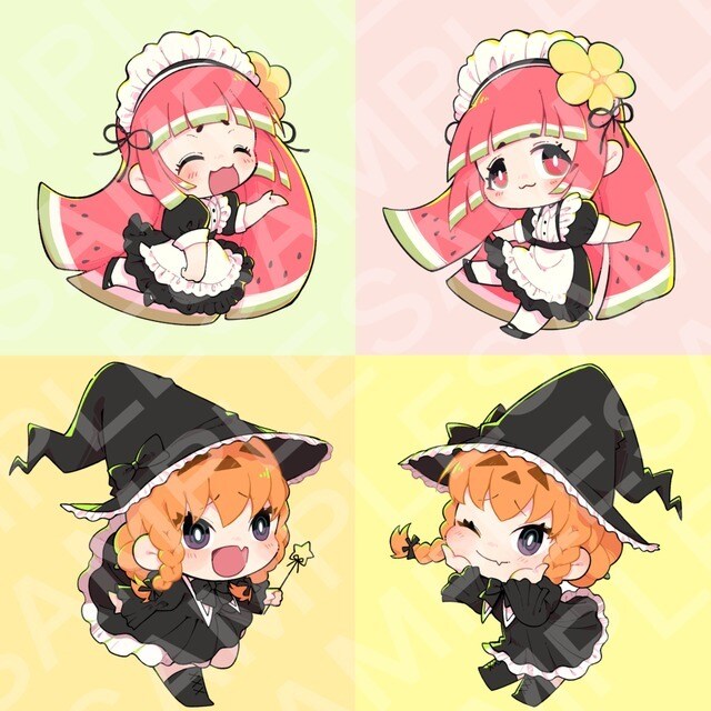 デフォルメイラスト用途自由に描きます 可愛いデフォルメイラストをアイコンサムネグッズ制作に！ イメージ2