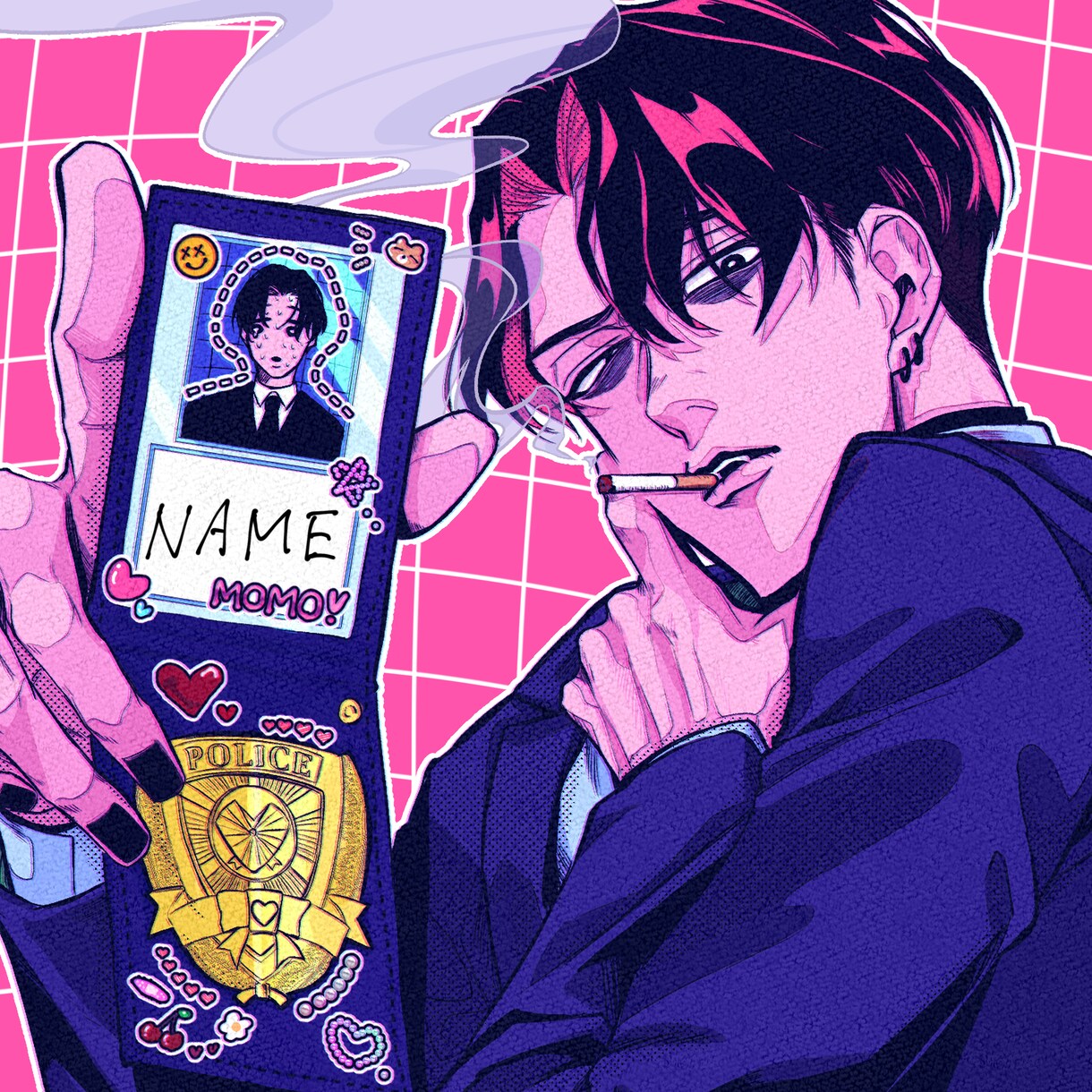 アイコン制作行います カッコよく目立つ男性絵アイコン イメージ1