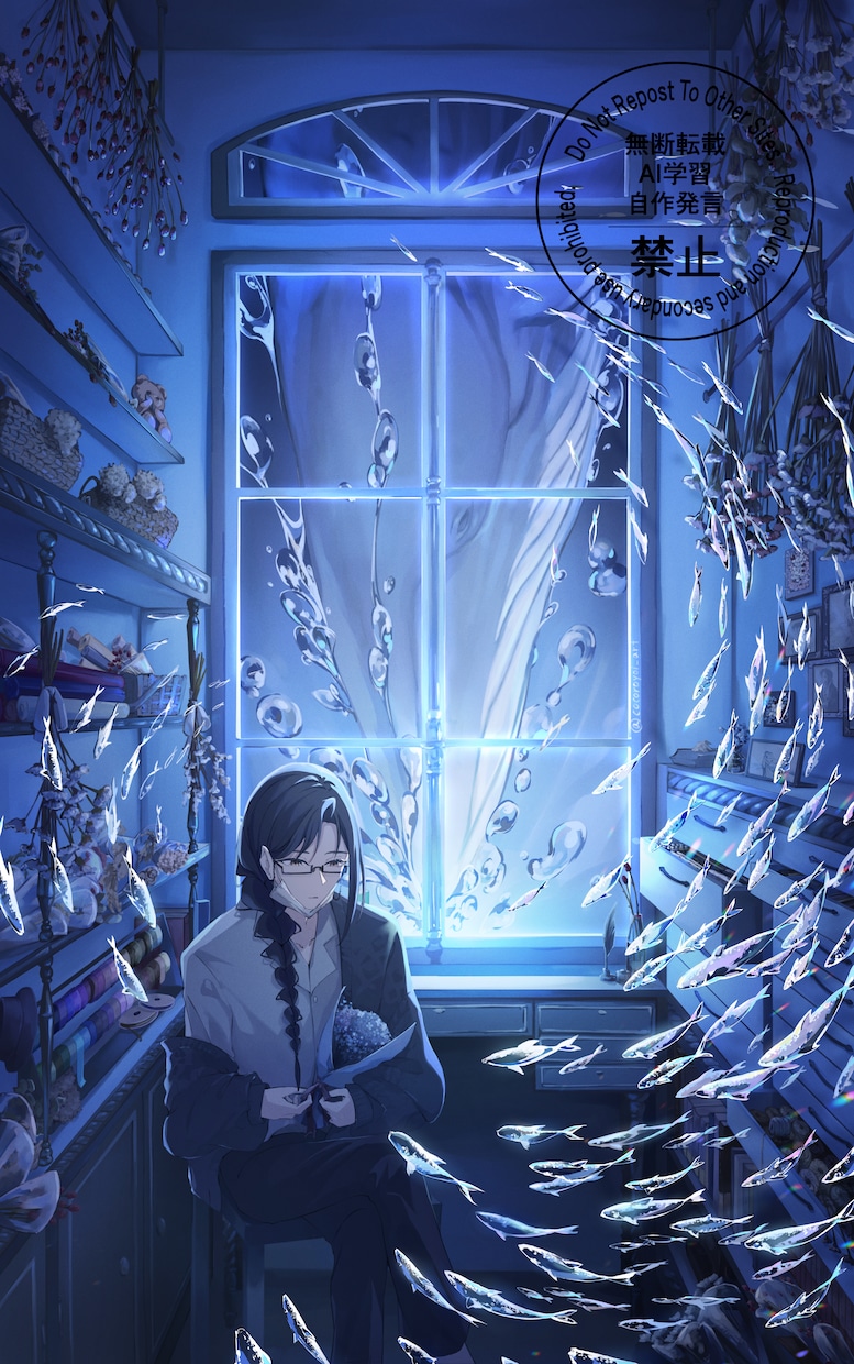 綺麗な世界観のイラストを制作します 空気感と背景に拘る儚いイラストをMVや表紙などにぜひ！ イメージ2