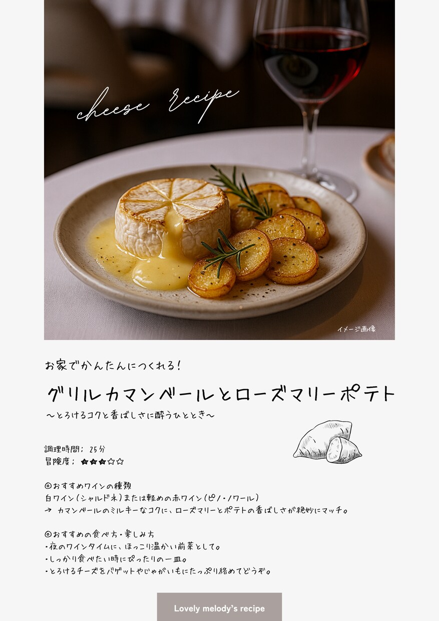 PDF不要／乾杯♪ワインに合うレシピをお届けします 乾杯♪簡単レシピ×ワインでちょっぴり贅沢なひとときを…♡ イメージ2