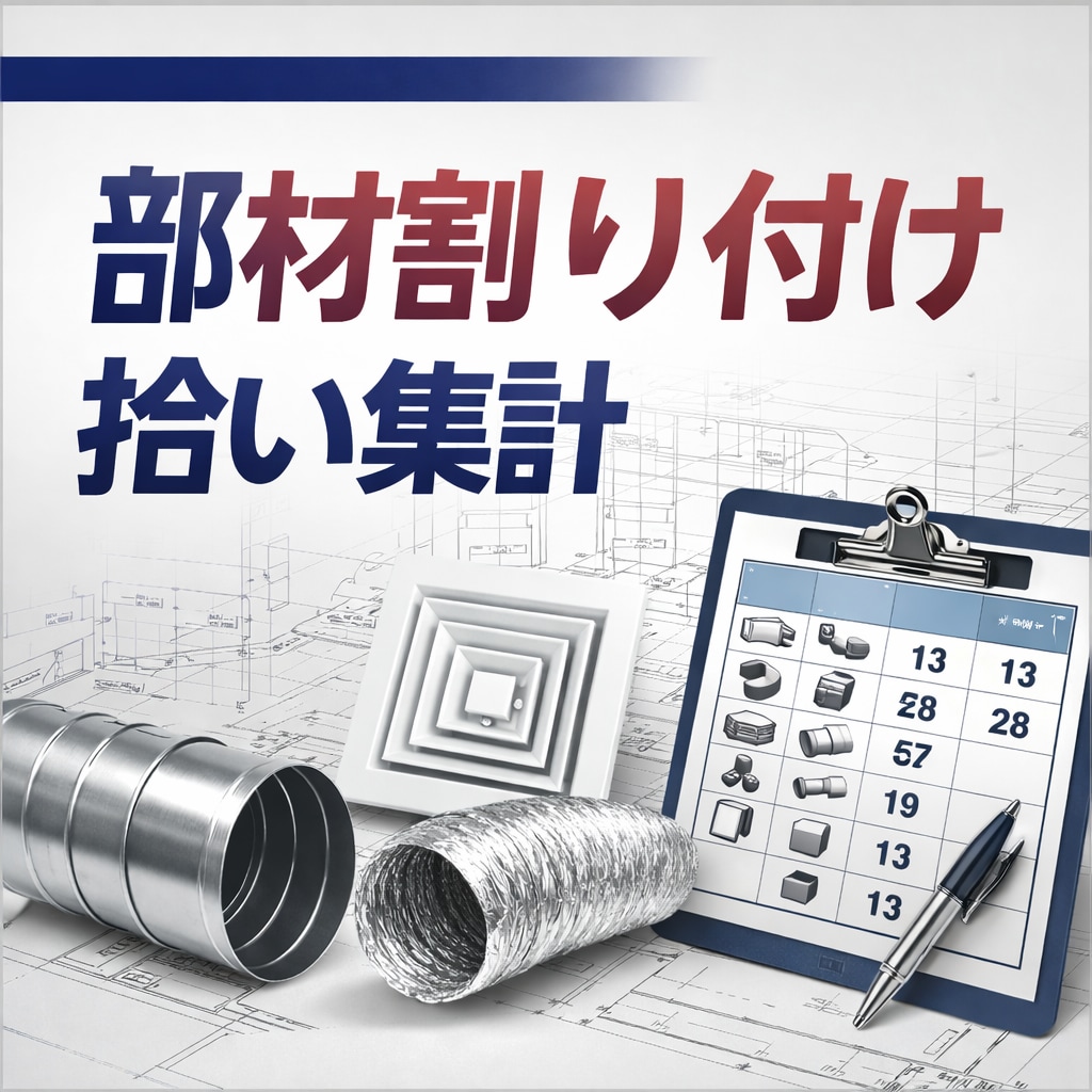 人手不足向け｜TFAS丸ダクト割付・拾います 【人手不足解消】TFAS設備CAD／拾い・割付図対応します イメージ2