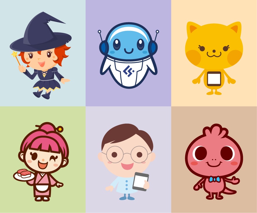 かわいいポップなオリジナルキャラクター作成します 商用利用OK！プロのイラストレーターがデザインします！ イメージ5