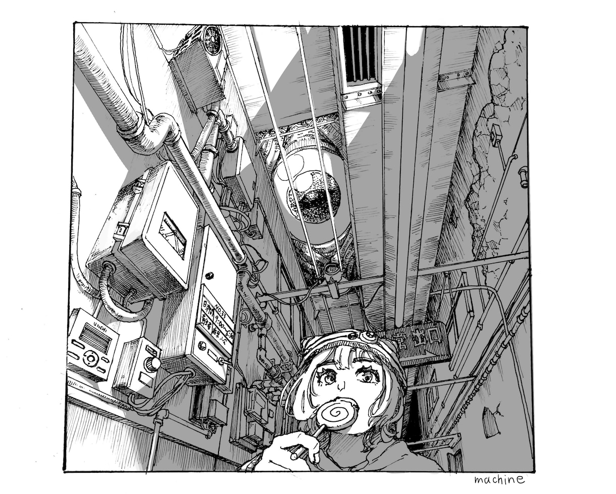 漫画背景イラスト作成します 本業の建築知識を元に説得力のある背景を描きます。 イメージ4