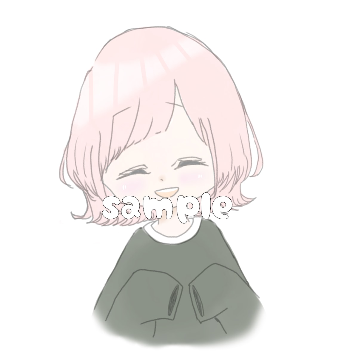 ゆるふわ、ミニキャライラスト描きます アイコンのイラストに〜最短2日で完成させます。 イメージ2