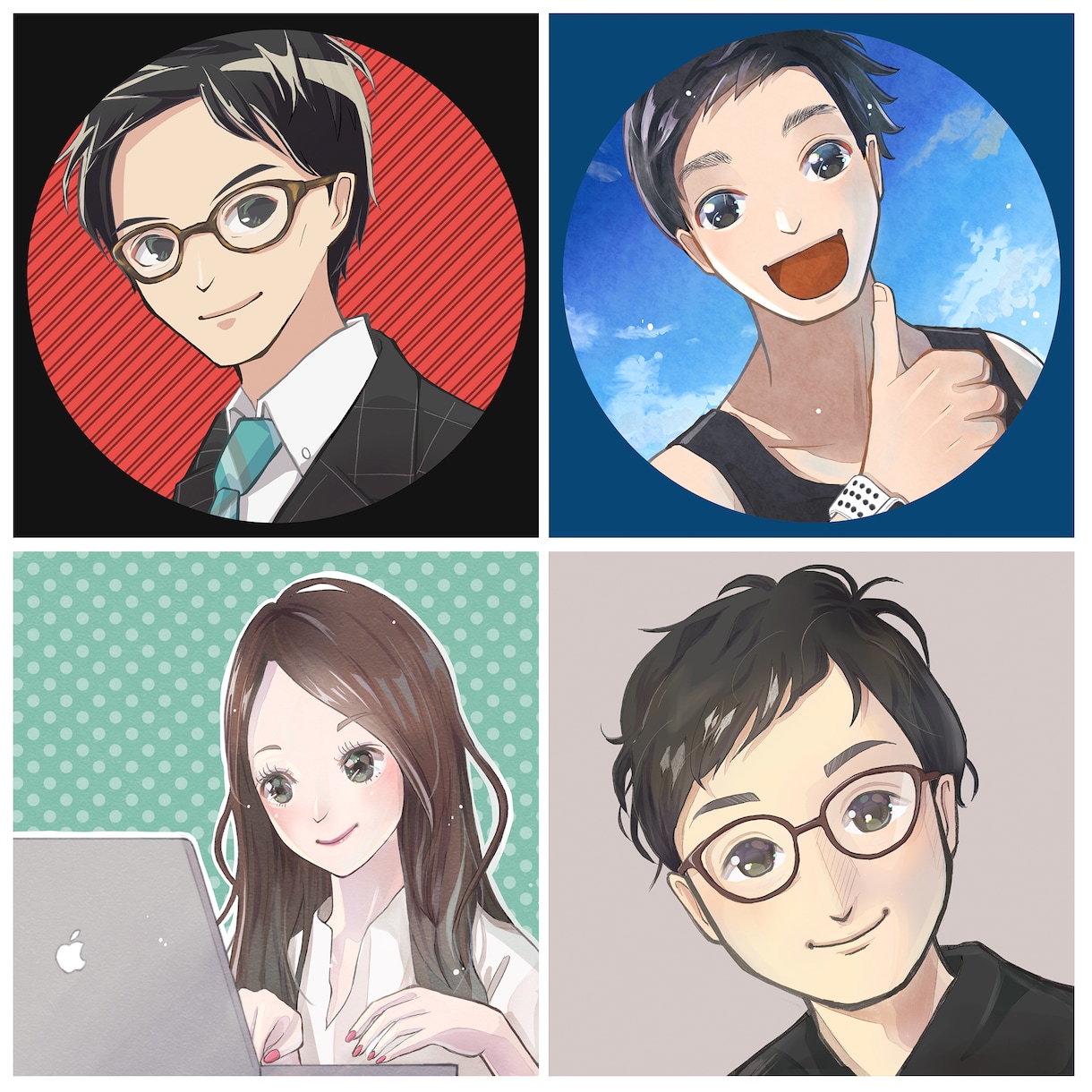 可愛いtwitterアイコンイラスト描きます 自分らしさを出したいけれど、顔写真は載せられないあなたにも◎ イメージ6