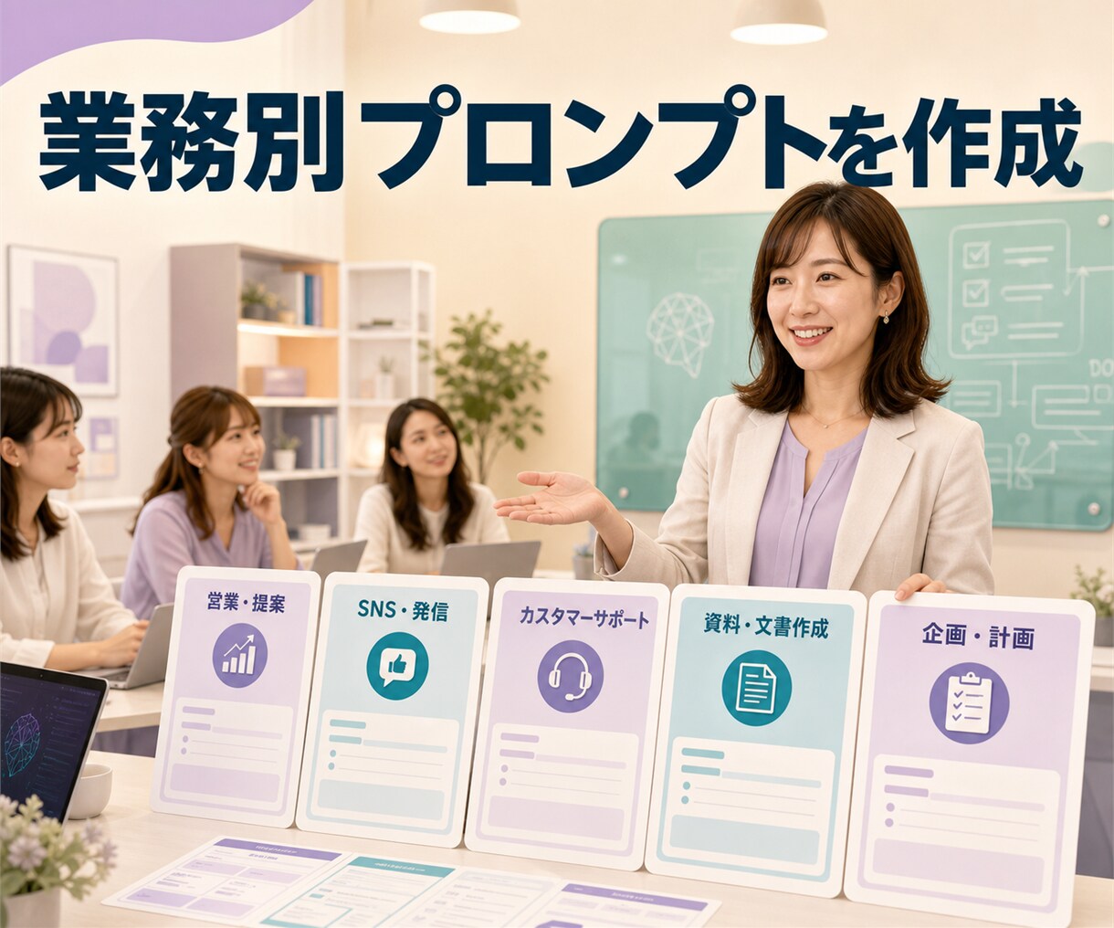 生成AIの初期設定と業務活用を支援します 導入・基本操作・実務テンプレまで イメージ4