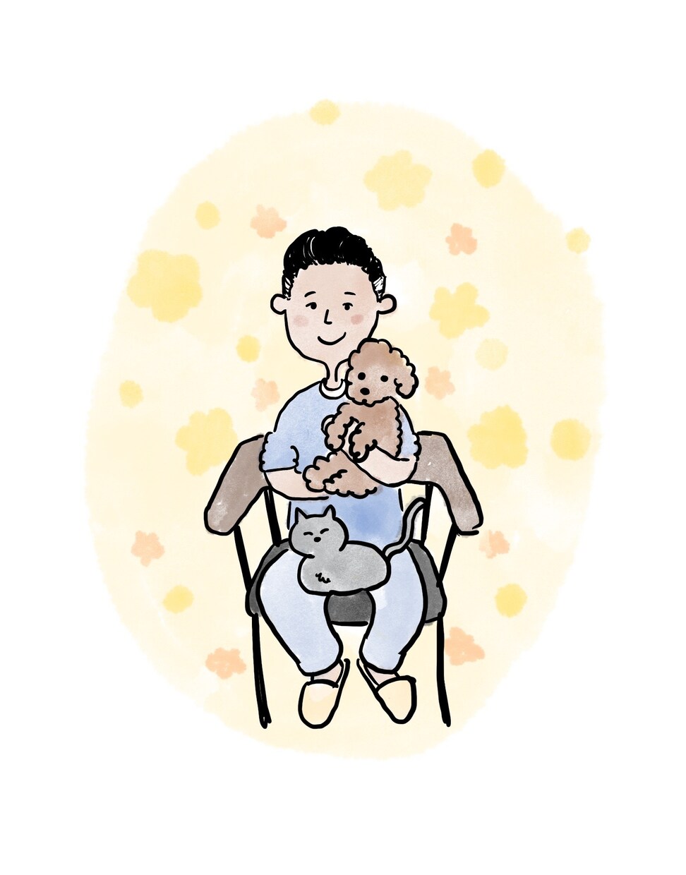 ゆるかわデフォルメ似顔絵描きます 写真から、可愛い似顔絵に。SNSアイコンにぴったりです。 イメージ4