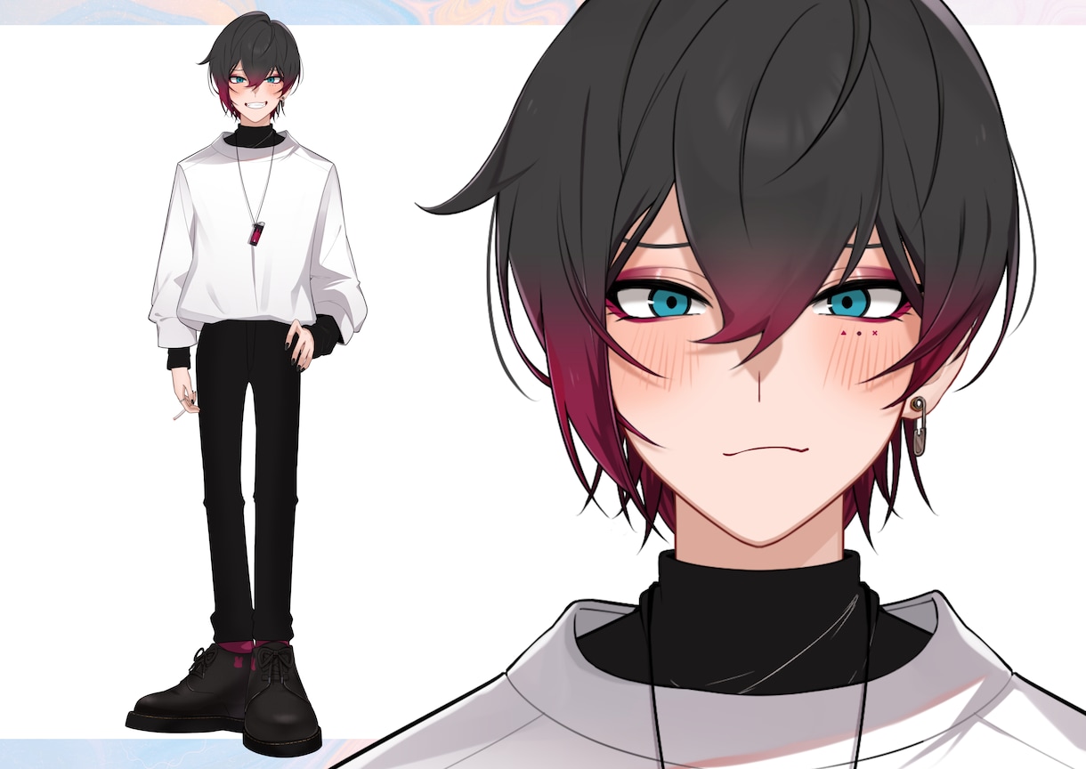 全行程おまかせ！ハイクオリティなモデルを制作します 【一貫制作】キャラデザからLive2Dまで、理想の姿を。 イメージ10