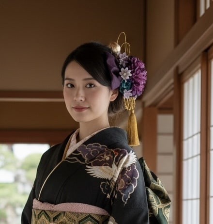 特別な日の為の大人のヘッドドレスをお仕立てします 演奏会、ブライダルやパーティーなどのお仕立てヘアアクセサリー イメージ4