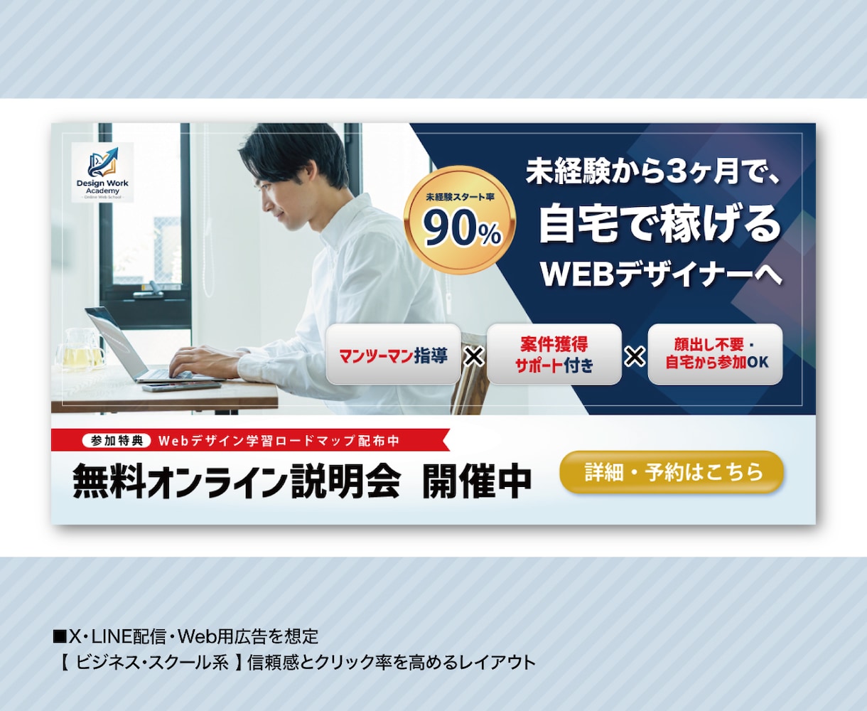10/31まで限定！伝わるバナーを素早く作成します 修正2回まで無料！多様なテイストでご要望にお応えします イメージ4