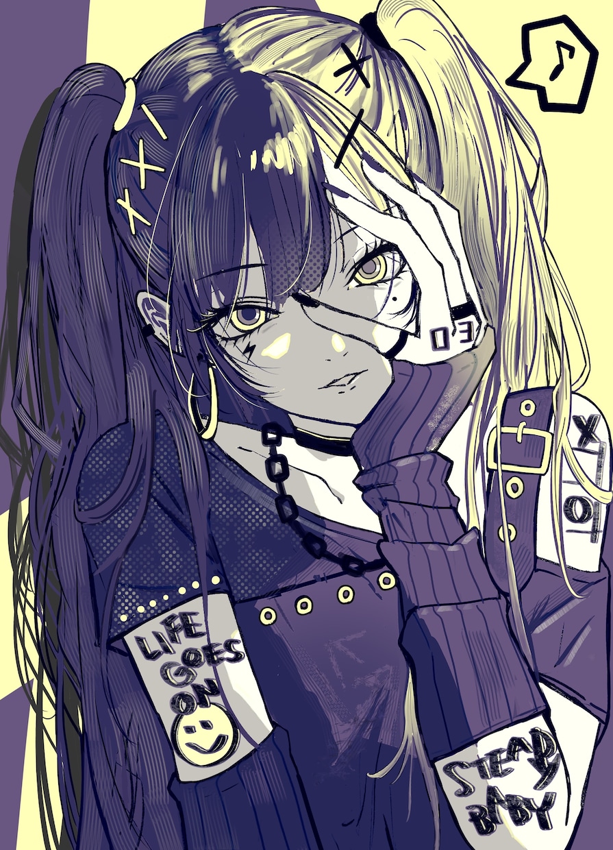 ビビッドで目を引く色彩！世界観イラスト描きます 商用OK！MV・歌ってみたのサムネイル、アイコン、１枚絵など イメージ1