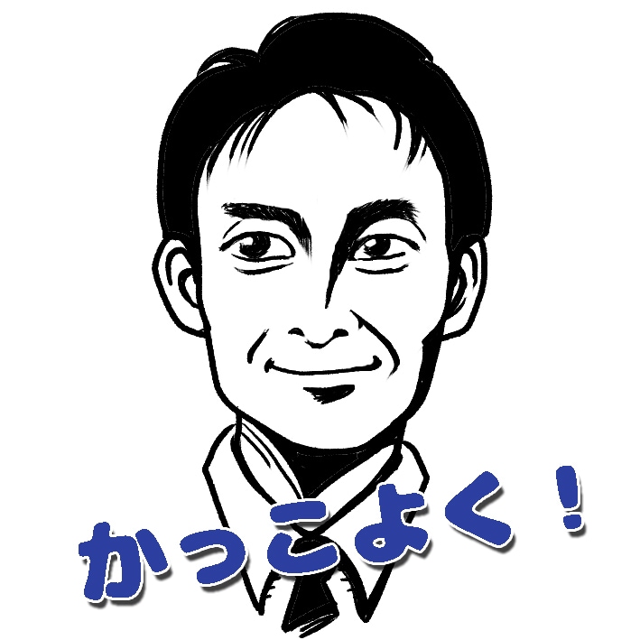 即日対応☆はんこ風シンプル似顔絵描きます オリジナル似顔絵スタンプ用データ☆アイコンや名刺にも！ イメージ3