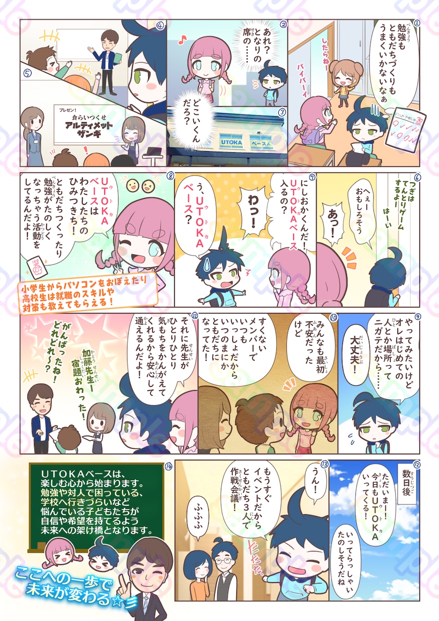 シナリオ★漫画用の台本をコマ割り付きで作成します 商用可★見やすい表のフォーマットで作画さんへ簡単発注 イメージ7