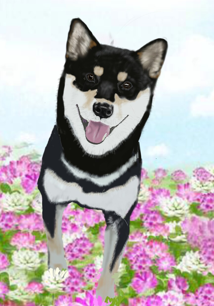 大切なペットの肖像画をお描きします ペットの思い出を写真とは違った、肖像画にして飾りませんか？ イメージ4
