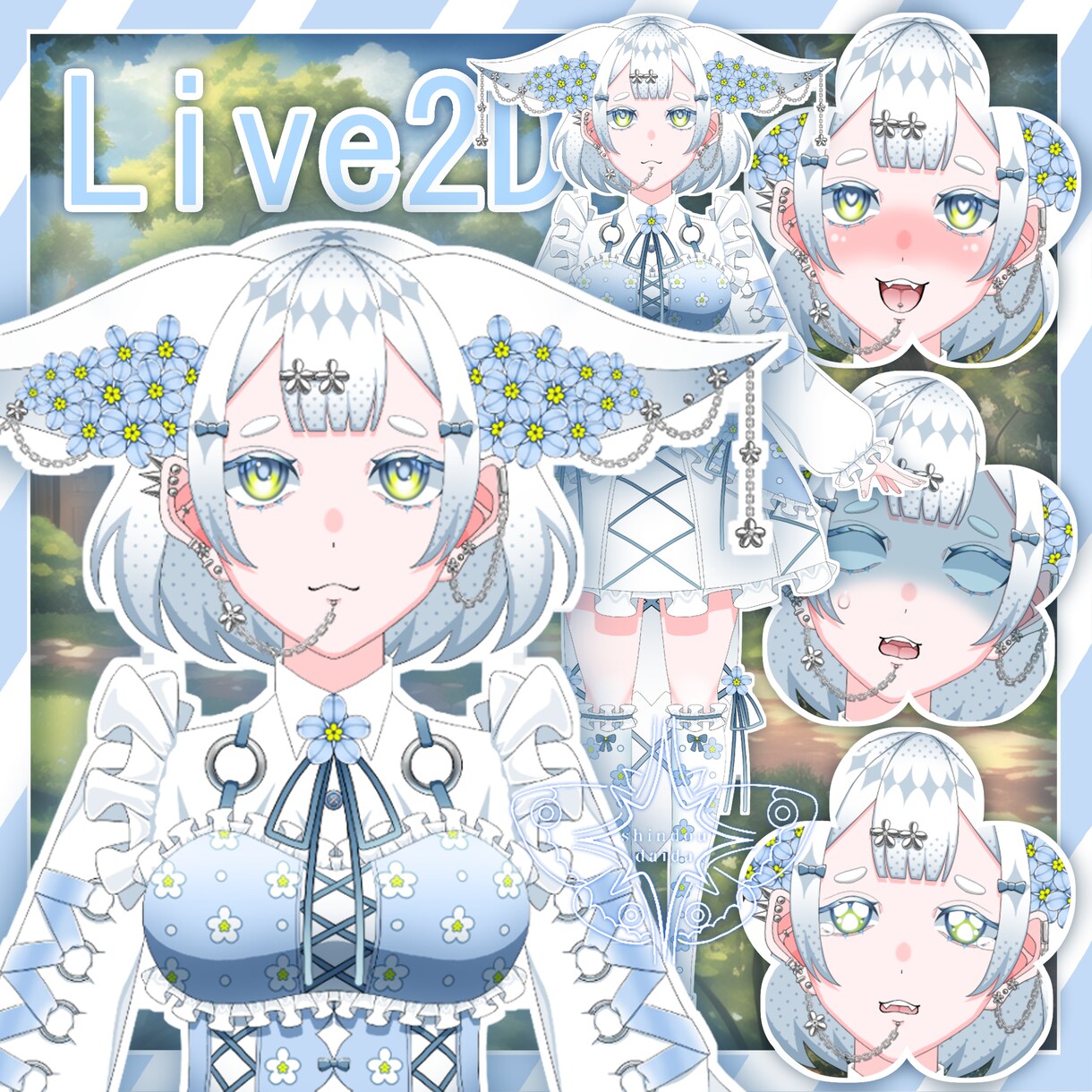 たくさん動くVtuber作成します キャラデザからモデリングまで！ イメージ4