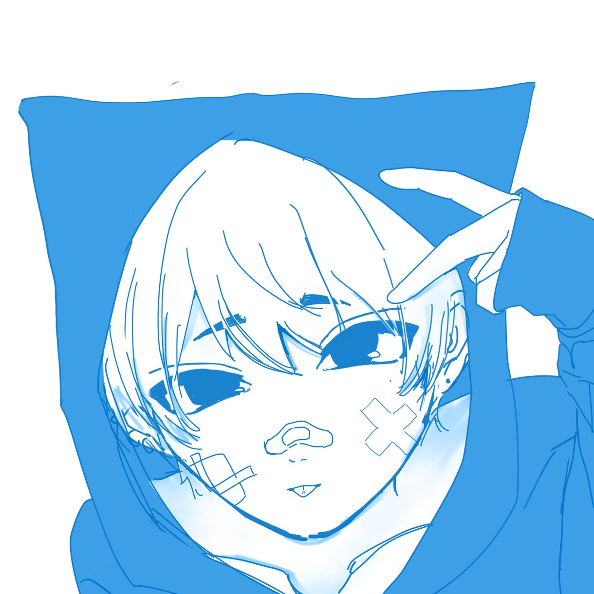 SNSのアイコン用の可愛いイラストを描きます 萌え絵と最近の絵柄を混ぜたイラストを描きます！ イメージ3