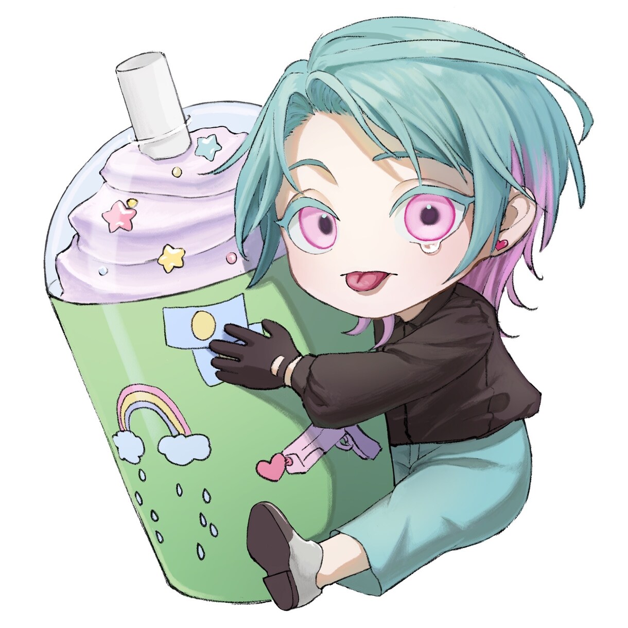 色鮮やか！目を引くイラスト描きます SNSアイコンや動画サムネ、記念絵など幅広く対応します イメージ4