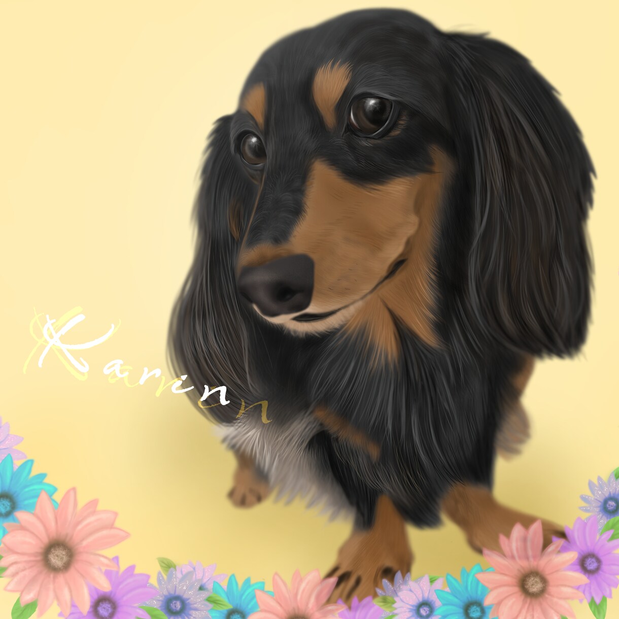 愛犬、ペットの似顔絵を描きます 可愛いペットの似顔絵をリアルタッチで描いています イメージ7