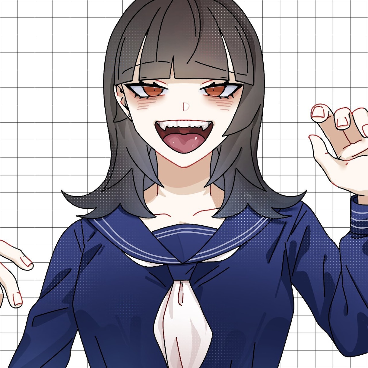 女の子や男の子のキャラクターを描きます 単体から複数の人物、受け付けております！ イメージ1