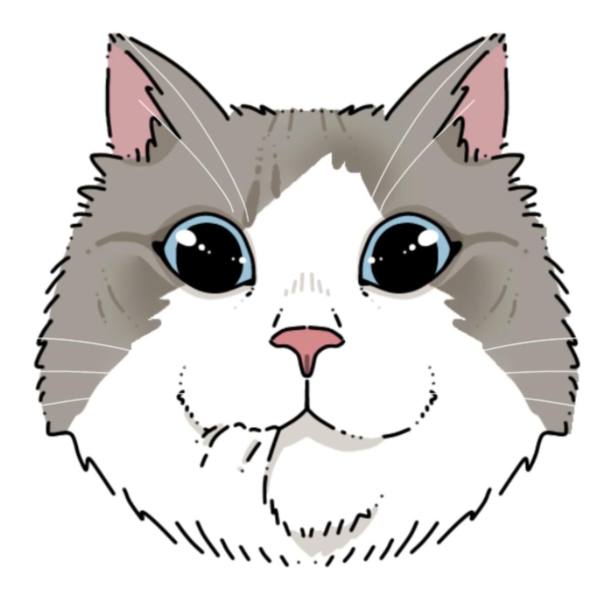 わんちゃん猫ちゃんをリアルタッチでイラストにします ペットのリアルタッチイラスト化 イメージ7