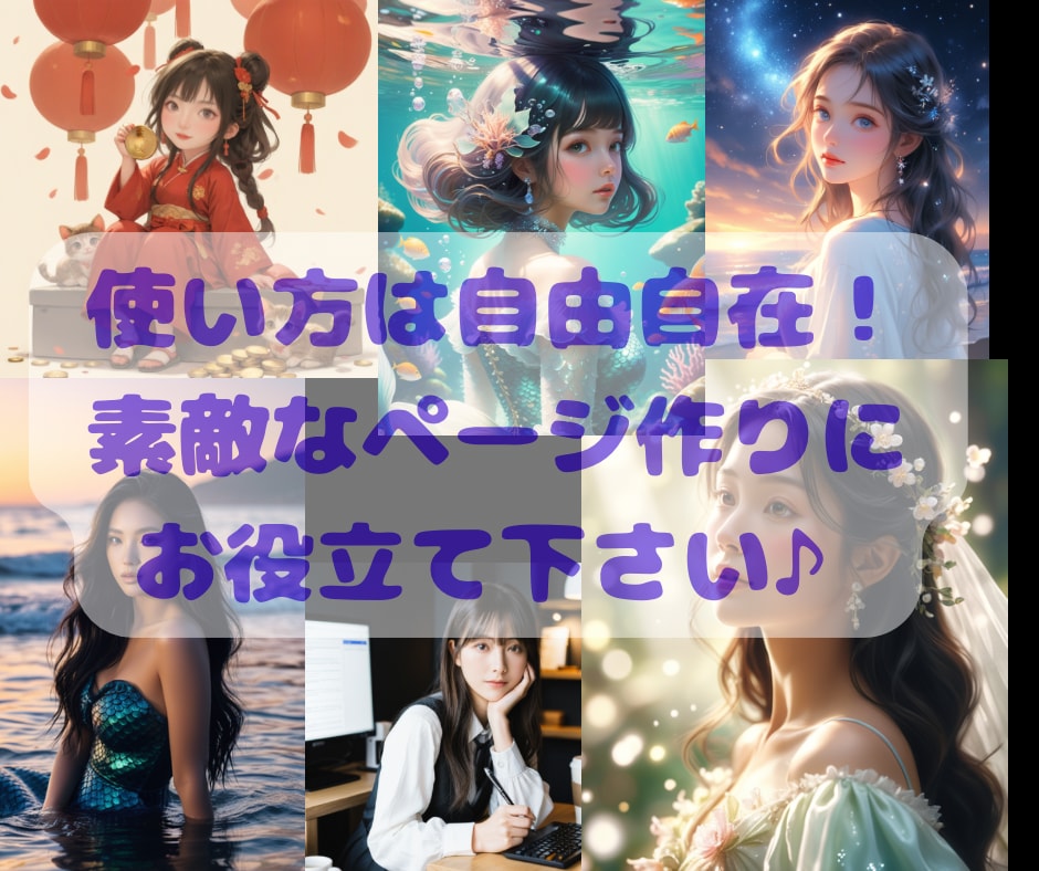 AI★あなたのイメージをそのまま画像にします AI画像でオリジナルHPやLP,資料の作成にお役立てください イメージ7