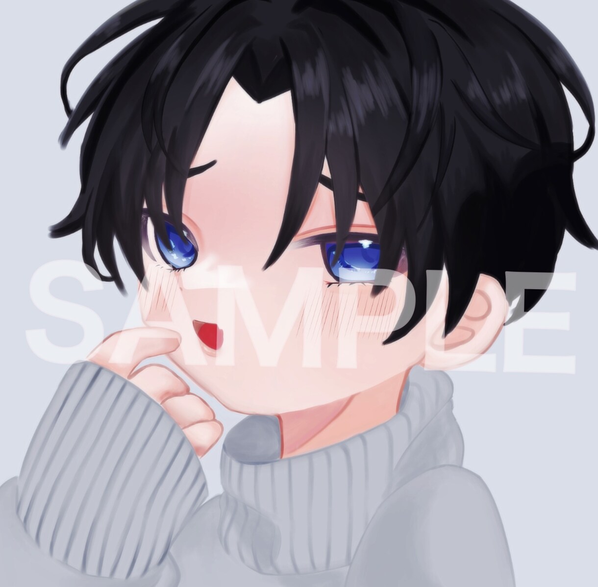 アイコン、サムネイル、一枚絵など描きます きらきらで可愛い子をあなただけに提供します イメージ1