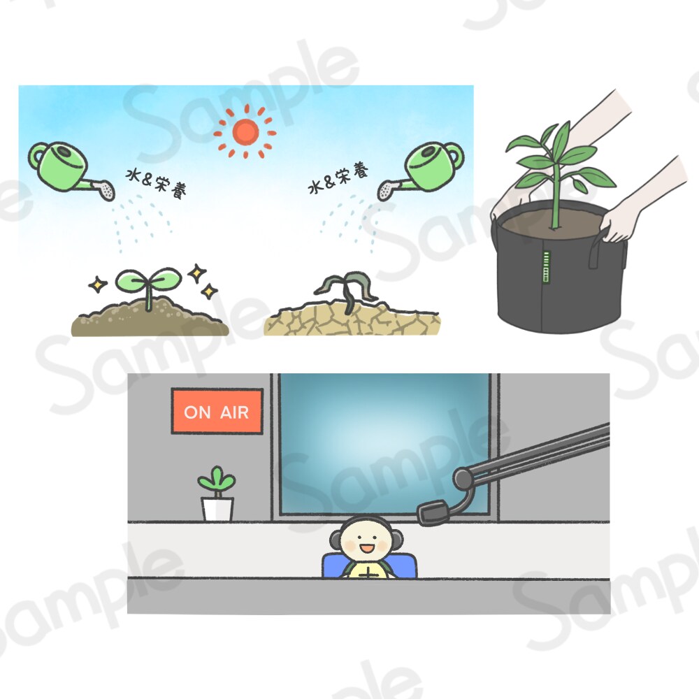 企業様実績あり★優しさ伝わるカットイラスト描きます 【企業様も個人様も！イラストで優しい印象を与えるお手伝い】 イメージ8