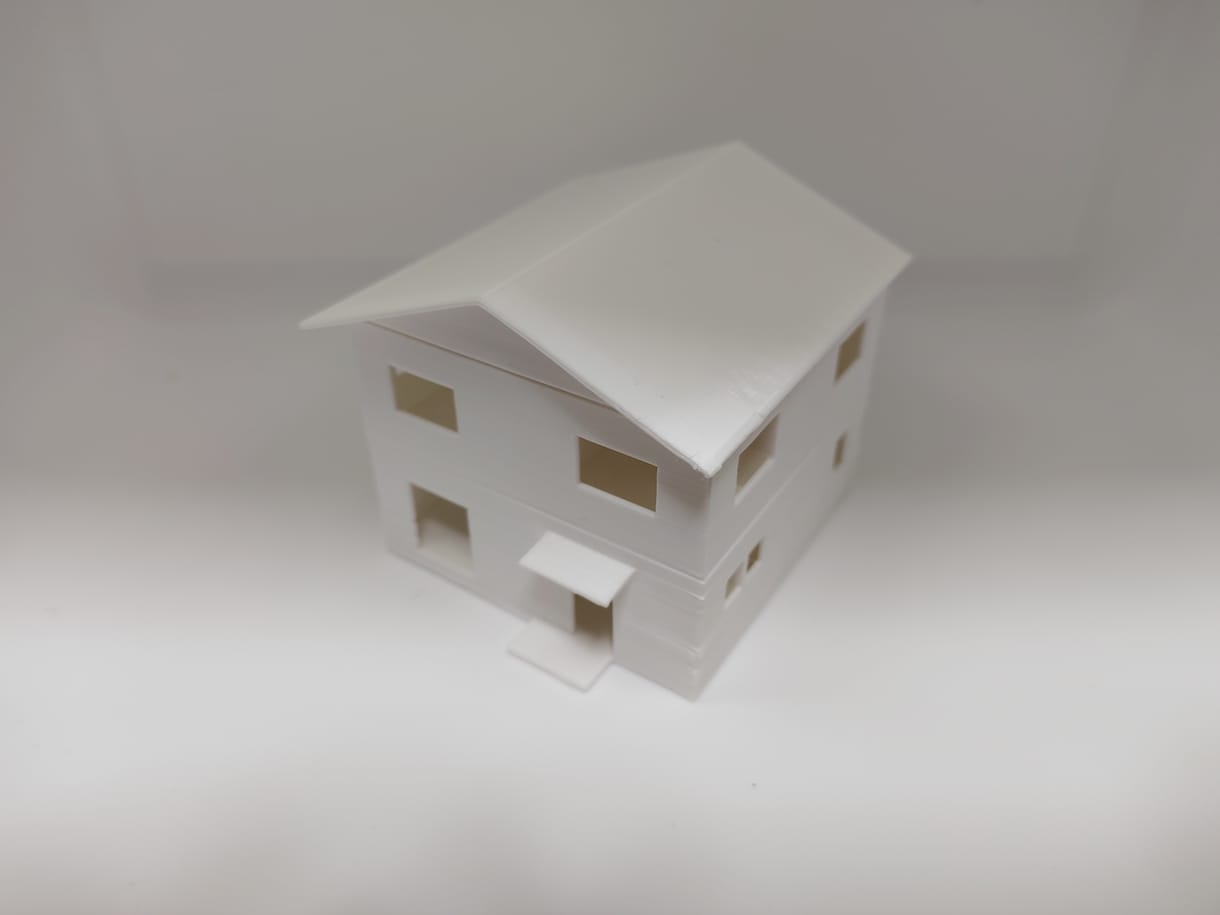 3Dプリンタで住宅の建築模型を作成します 3Dプリンタならではのスピード感、仕上がりをお届けします イメージ1