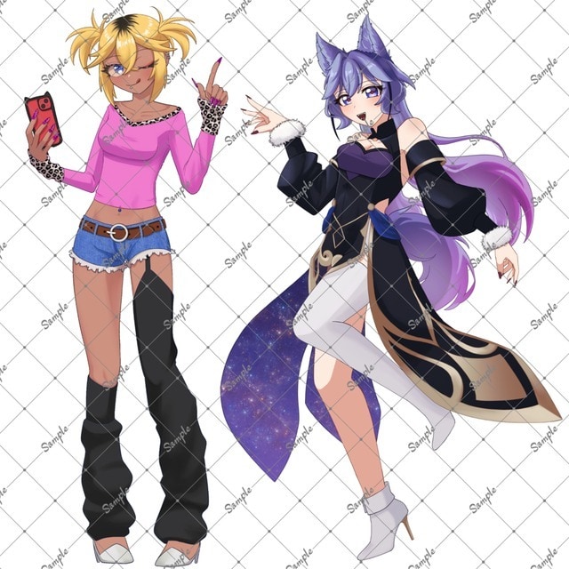 あなただけのキャラクターの立ち絵描きます 世界観にあったキャラクターの立ち絵を描きます！ イメージ3