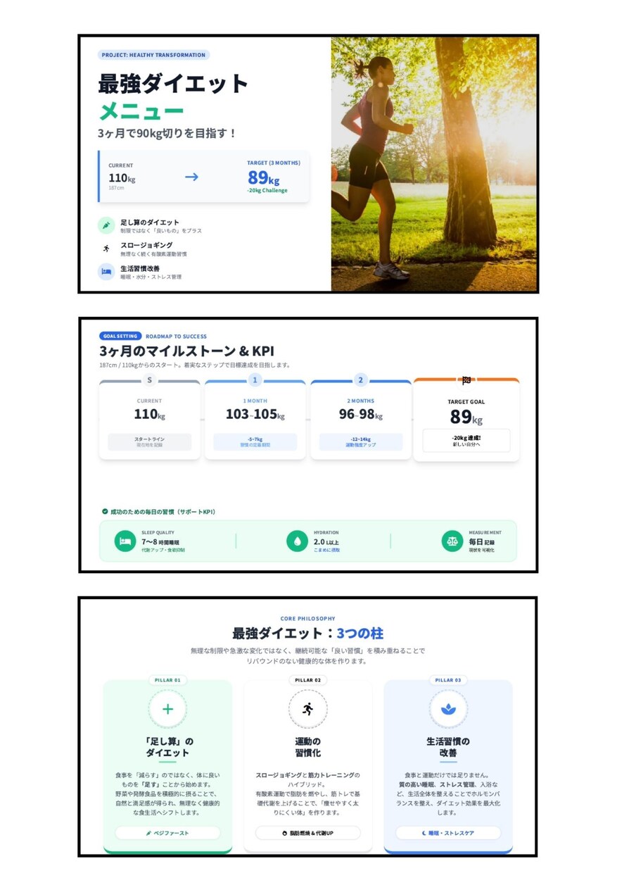 手書き・PDF文章をプロ品質の図解スライドにします 「伝えたい想い」を「伝わるデザイン」に イメージ3