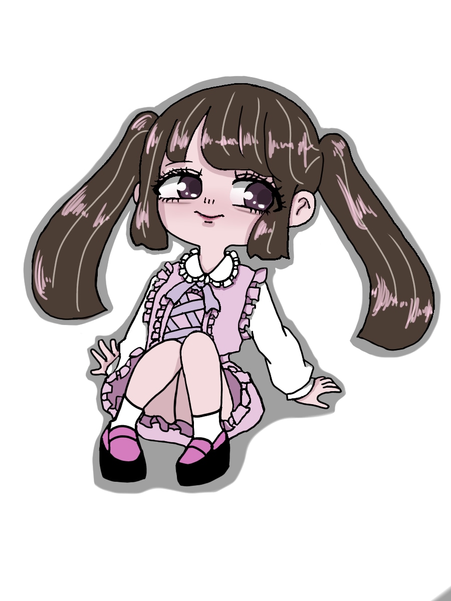 アイコンやストラップデザインをします ミニキャラメインのイラストです イメージ1