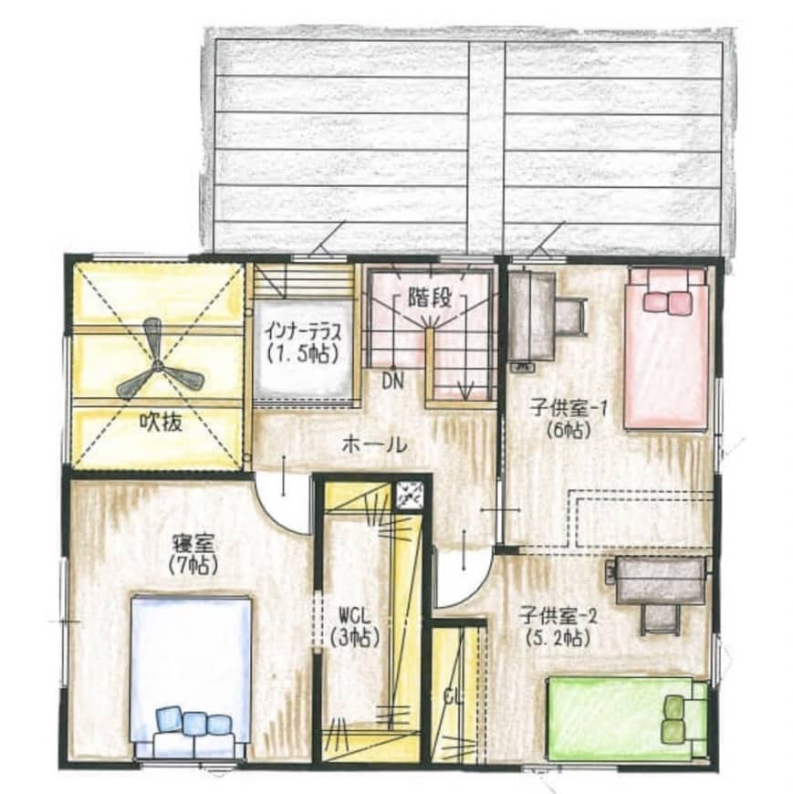 手書きの平面図で間取り考えます お客様のご要望に沿った、注文ならではの間取りを実現 イメージ2