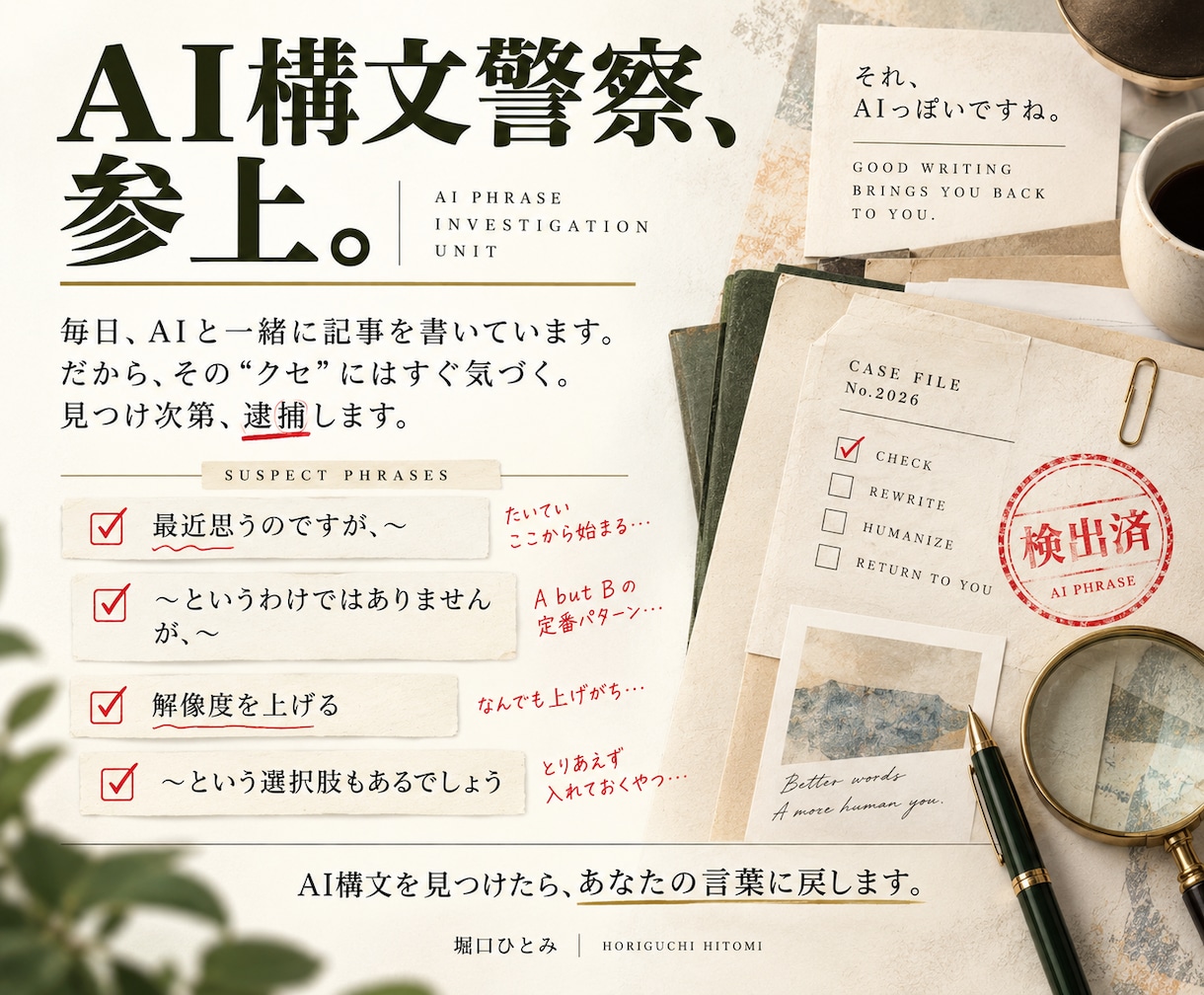 AIで作ったサービス紹介文を、伝わる言葉に整えます コーチ・講師・コンサル・個人事業主｜あなたらしさ伝わる文章へ イメージ3