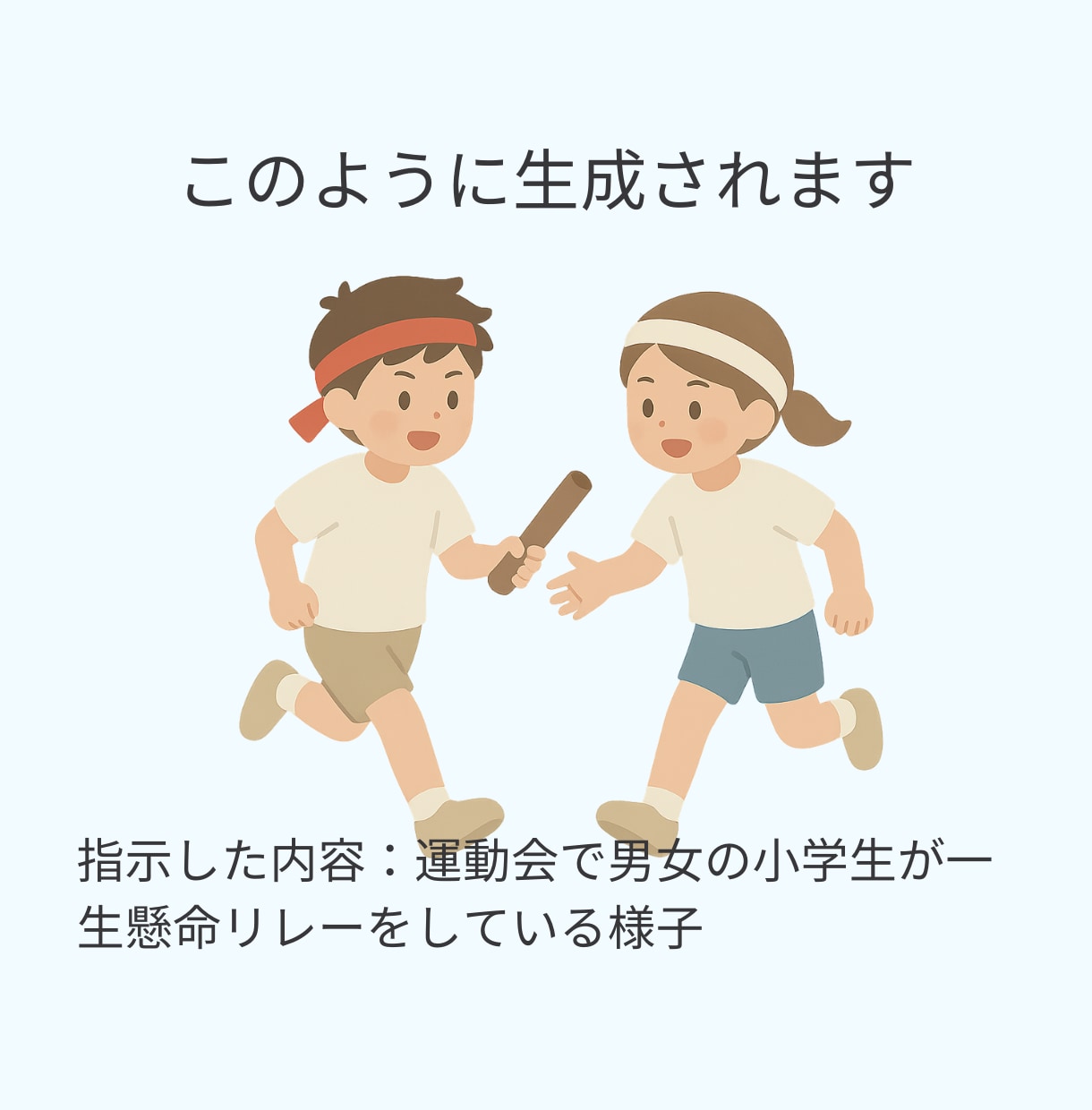素材探しの時間ゼロ！やさしいイラスト一瞬で作れます 学校だよりやチラシに！かわいいイラストが作れるGPTをお渡し イメージ3