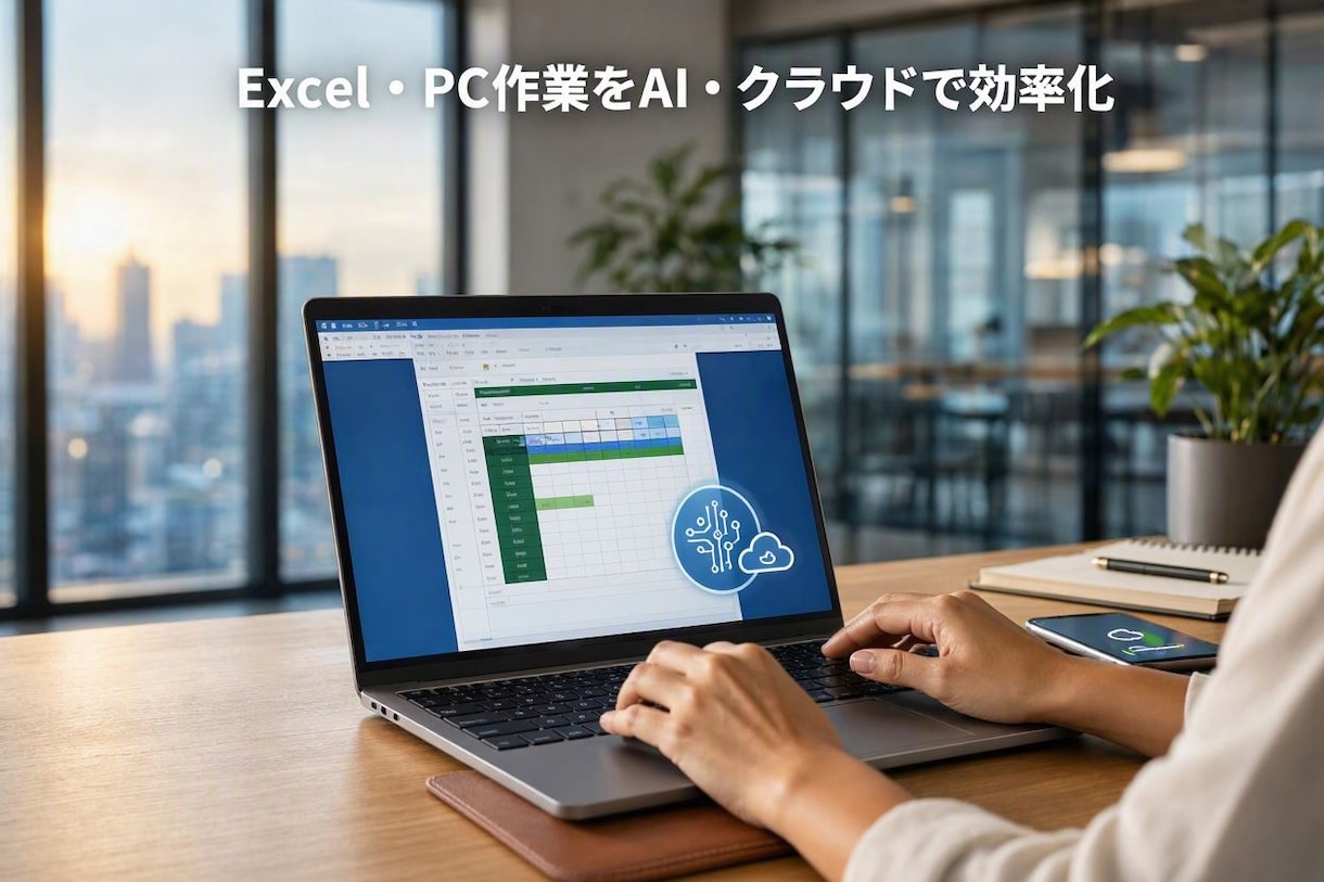 Windows業務ツールをAIで開発します Excel・PC作業をAI・クラウドで効率化 イメージ1