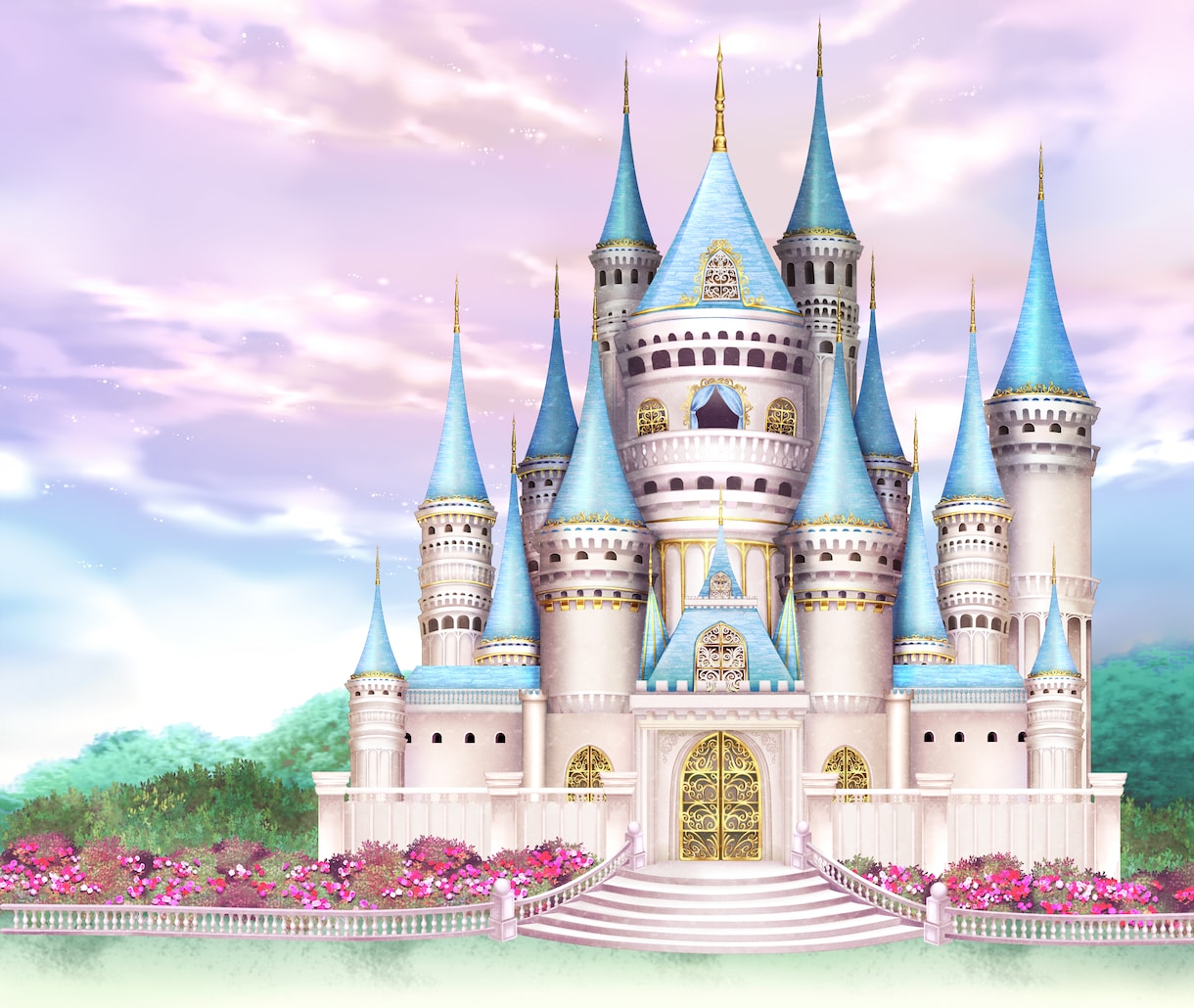 夜景、ビル、街、自然…背景イラスト作成します ゲームやYouTube動画の他、ＶTuberの背景にも！ イメージ1