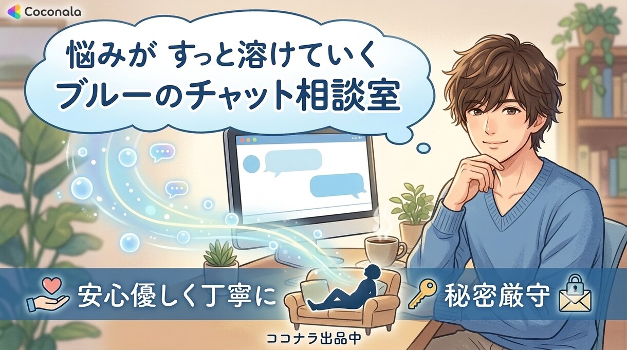 チャットで気軽にお話をお聞きします 誰かに聞いてほしいときの、気軽な話し相手になります(^-^) イメージ3