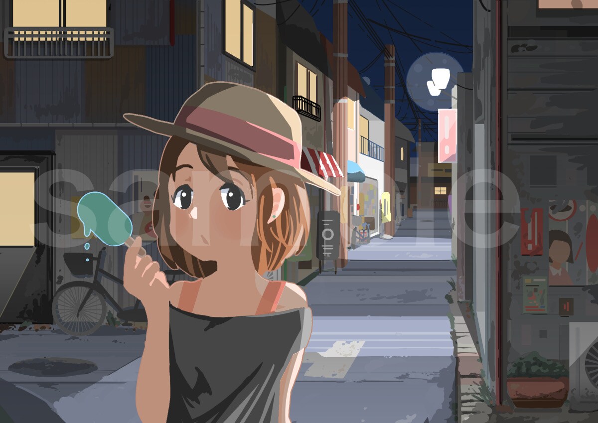 シンプルな絵柄でイラストを描きます 動画、ブログ等での利用はもちろん、商用利用もOK イメージ4