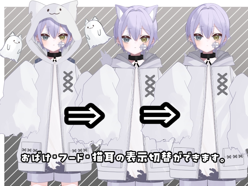 Vtuberモデル（IRIAM用も可能）制作します 短期間で可愛らしいVtuberモデル制作します！ イメージ9
