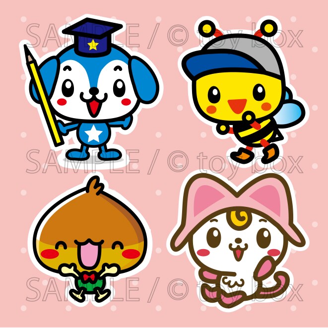 商用可☆ゆるかわポップなキャラクター作成致します マスコットキャラクターならおまかせ！！ イメージ2
