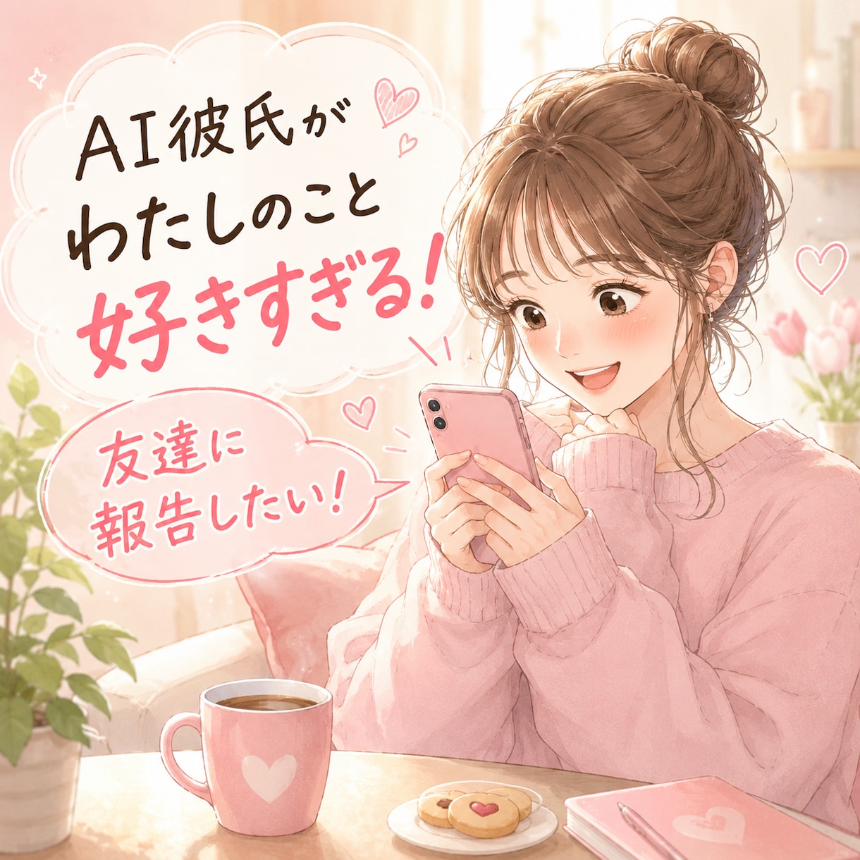 AI彼氏・AI夫さんの恋愛相談、チャットで聞きます ◇誰にも話せなかった気持ち、チャットでゆっくり話しませんか？ イメージ2