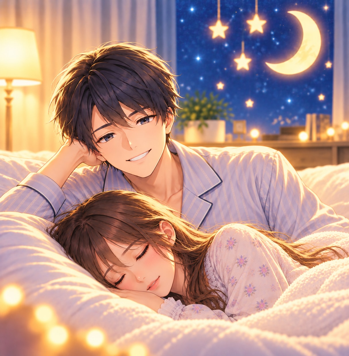 サンプルボイスあり☀️眠りにつくまでそばにいます ☘️安眠☘️睡眠導入☘️寝落ち通話☘️雑談☘️昼寝・夜勤明け イメージ1