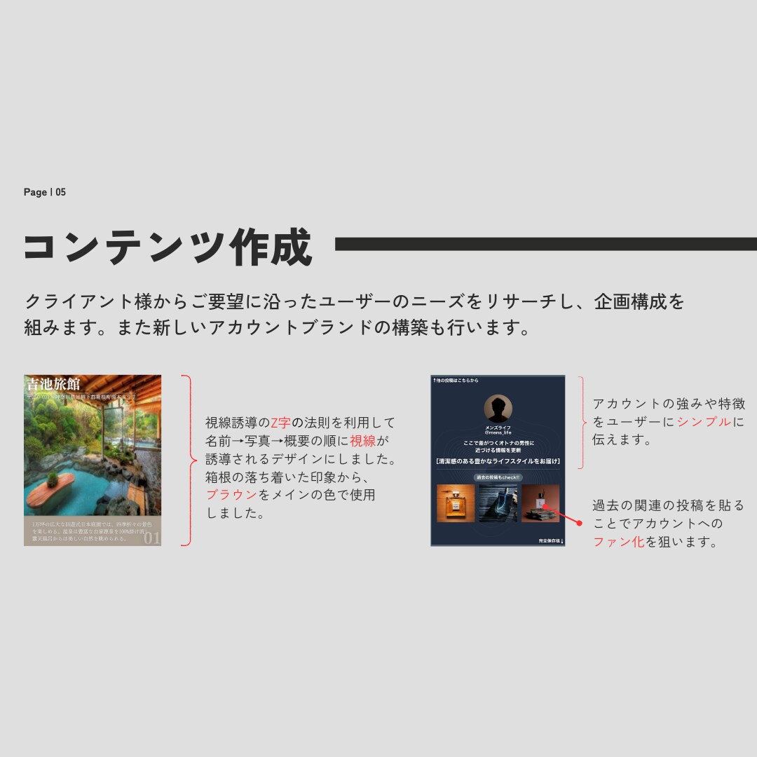 Instagramのアカウント運用代行を行ないます 競合を徹底分析！お客様のお悩み解決します イメージ5